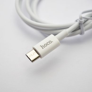 Кабель HOCO X23 "Skilled" USB-microUSB White