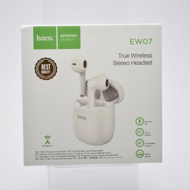 Беспроводные наушники Hoco EW07 Leader Bluetooth White