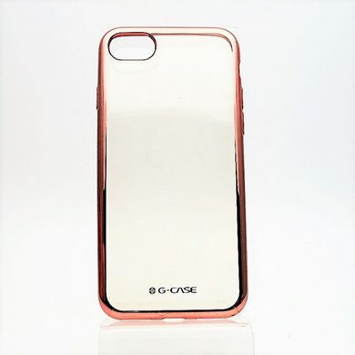 Захисний силіконовий чохол G-Case Plating Shiny Crystal для iPhone 7/8 Pink