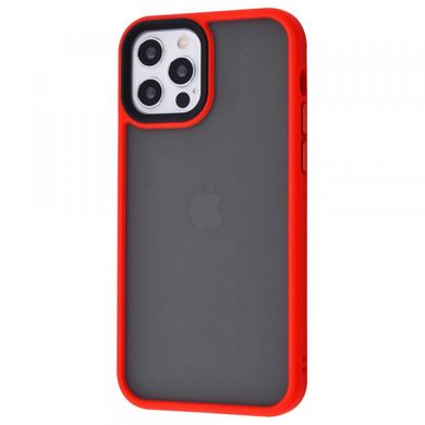 Чохол накладка TPU+PC Metal Buttons для iPhone 12/iPhone 12 Pro Red