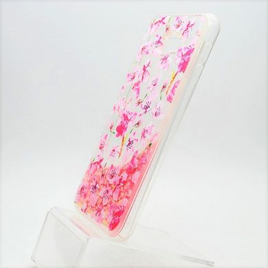 Чехол с переливающимися блестками Lovely Stream для Samsung J415 Galaxy J4 Plus (2018) more pink flowers
