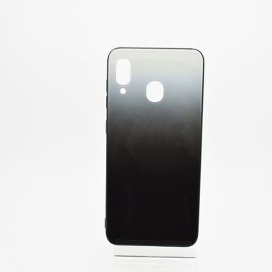 Чохол градієнт хамелеон Silicon Crystal for Samsung A305 Galaxy A30 Dark Black-Gray