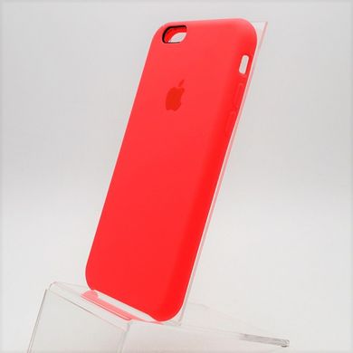 Чехол накладка Silicon Case for iPhone 6G/6S Pink Orange (30) Copy