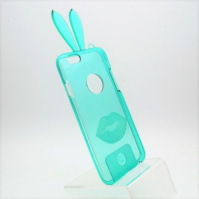Чохол накладка 3d Rabbit Kiss Case iPhone 6 Light Blue