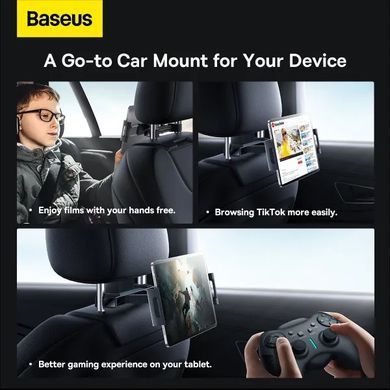 Автодержатель на подголовник Baseus JoyRide Pro Backseat Car Mount Black SUTQ000001