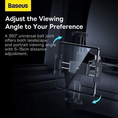 Автодержатель на подголовник Baseus JoyRide Pro Backseat Car Mount Black SUTQ000001