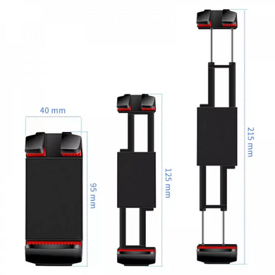 Багатофункціональний тримач для смартфонів та планшетів PH18 Black
