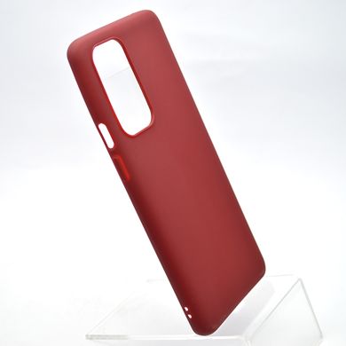 Чехол силиконовый защитный Candy для OnePlus 9 Pro Бордовый