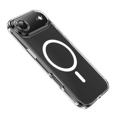 Прозорий чохол накладка Rock Crystal Shield Series TPU Case with Magsafe iPhone Air Transparent