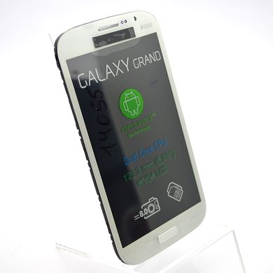 Дисплей (экран) LCD Samsung i9082 Galaxy Grand with White touchscreen and frame Original