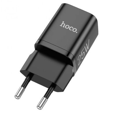 Зарядний пристрій Hoco N19 Rigorous PD25W з кабелем Type-C to Lightning Black
