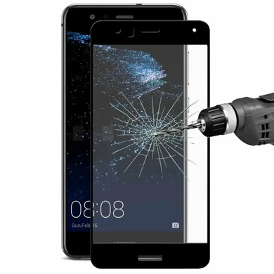 Защитное стекло Silk Screen для Huawei Honor 6A (0.33mm) Black тех. пакет