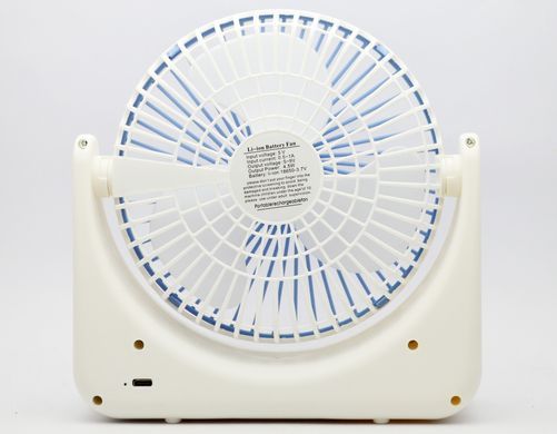 Вентилятор настільний USB FAN Portabe S13 Blue (Синій)