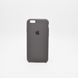 Чехол накладка Silicon Case for iPhone 6G/6S Coal Gray Copy