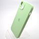 Силіконовий чохол накладка Silicon Case Full Camera для iPhone 15 Pistachio