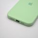 Силіконовий чохол накладка Silicon Case Full Camera для iPhone 15 Pistachio