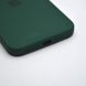 Чехол силиконовый с квадратными бортами Silicon case Full Square для iPhone 11 Pro Max Forest Green
