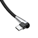 Кабель Baseus MVP Mobile Game Cable Type-C 3A 1m Black (CATMVP-D01), Черный