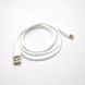 Кабель Tornado TX2 Lightning Silicon cable 3A 1M White, Білий