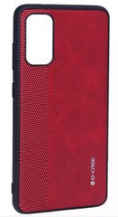 Чехол G-Case Earl Leather case для Samsung S20 Red