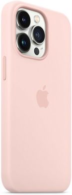 Чехол накладка для iPhone 14 Pro (6.1) Silicone Case with MagSafe Chalk Pink