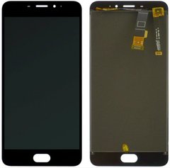 Дисплей (екран) LCD Meizu M3e (A680) з тачскріном Black Original