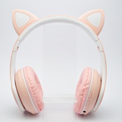 Навушники Bluetooth з котячими вушками TUCCI P39 Pink
