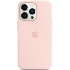 Чехол накладка для iPhone 14 Pro (6.1) Silicone Case with MagSafe Chalk Pink