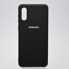 Чехол накладка Full Silicon Cover для Samsung A022 Galaxy A02 Black
