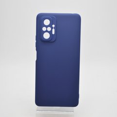 Чехол накладка SMTT Case для Xiaomi Redmi Note 10 Pro Blue