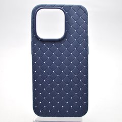 Чохол накладка TPU Weaving для iPhone 14 Pro Синій
