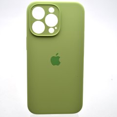 Силіконовий чохол накладка Silicon Case Full Camera для iPhone 13 Pro Mint Green