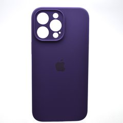 Силиконовый чехол накладка Silicon Case Full Camera для iPhone 14 Pro Max Amethyst