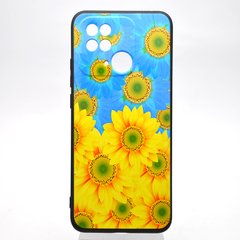 Чохол з патріотичним принтом (Сонячники) TPU Print Sunflower для Xiaomi Redmi 10C/Poco C40