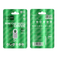 Флеш-драйв (флешка) Hoco UD9 Insightful Smart mini car music USB drive 128GB Silver