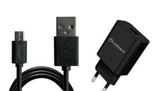 Сетевое зарядное устройство СЗУ Florence 1USB 2A + microUSB cable Black (FL-1020-KM)