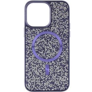 Чехол накладка Swarovski Case with MagSafe для Apple iPhone 15 Pro Purple (Фиолетовый)