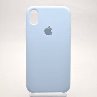 Чехол накладка Silicon Case для iPhone XR Light Blue/Голубой