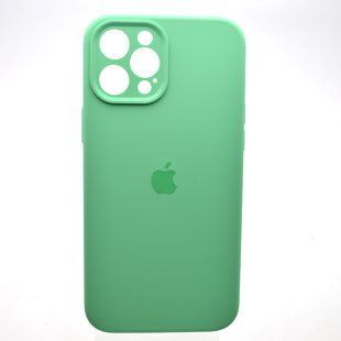 Силіконовий чохол накладка Silicon Case Full Camera для iPhone 12 Pro Max Rehmannia Green