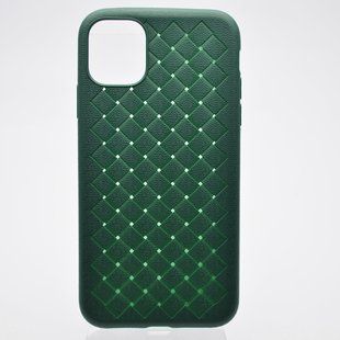 Чохол накладка Weaving для iPhone 11 Зелений