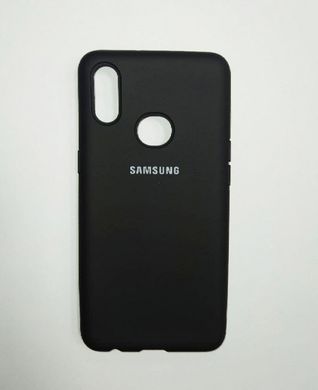 Чохол матовий Silicon Case Full Protective для Samsung A10s Galaxy Black