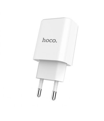 Зарядний пристрій Hoco C62A Victoria (2 USB/2.1A) White