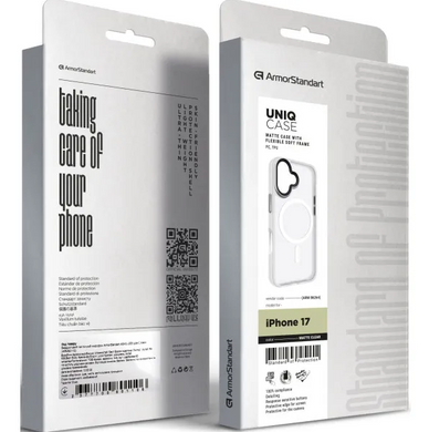 Чехол накладка ArmorStandart Uniq MagCase для Apple iPhone 17 Matte Clear