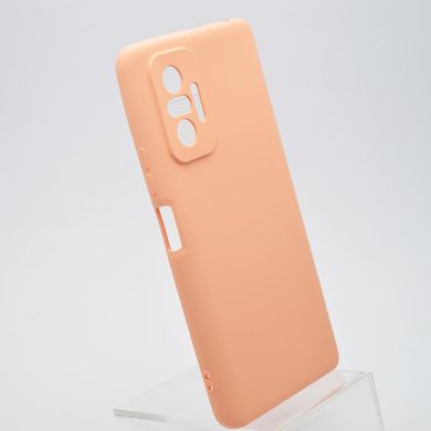 Чохол накладка Silicon Case Full Cover для Xiaomi Redmi Note 10 Pro Peach