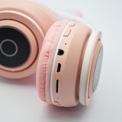 Наушники Bluetooth с кошачьими ушками TUCCI P39 Pink