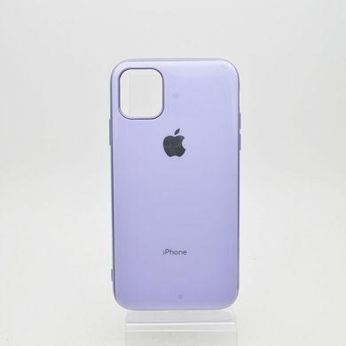 Чехол глянцевый с логотипом Glossy Silicon Case для iPhone 11 Pro Max Violet