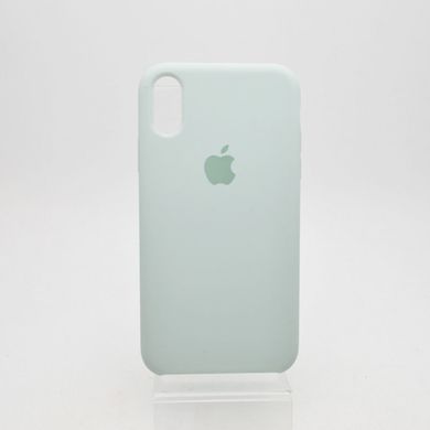 Чехол накладка Silicon Case for iPhone XR 6.1" Mint (17) Copy
