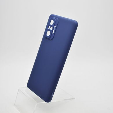Чехол накладка SMTT Case для Xiaomi Redmi Note 10 Pro Blue