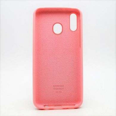 Чохол накладка Silicon Cover Full Protective for Samsung M205 Galaxy M20 (2019) Pink (C)