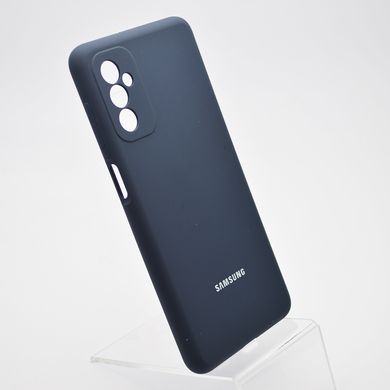 Чохол накладка Silicon Case Full Cover для Samsung M526 Galaxy M52 Dark Blue/Темно-синій